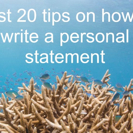 Best 20 tips on how to write a personal statement